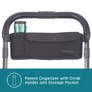 Contours Element® Single to Double Stroller - Stealth Black Image 16 Thumbnail