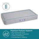 Contours® Vibes™ 2-Stage Soothing Vibrations Crib and Toddler Mattress - White Vibes Image 6 Thumbnail