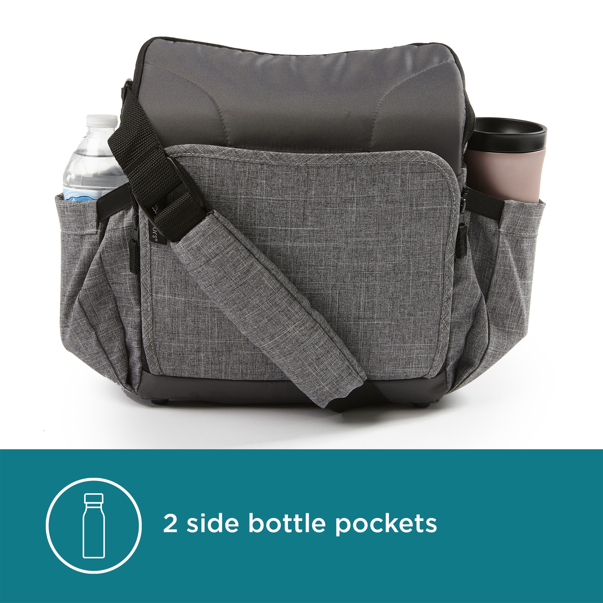 2 side bottle pockets