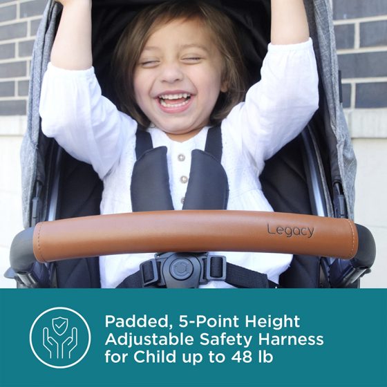 Contours Legacy® Single Stroller - Graphite Image 12