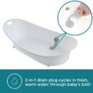 Contours Oasis 4-in-1 Comfort Cushion Bath Tub - Mint Image 8 Thumbnail