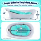 Contours Oasis 4-in-1 Comfort Cushion Bath Tub - Mint Image 5 Thumbnail