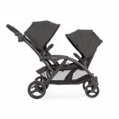 Contours Options V2 Double Stroller - Koala Gray Image 3 Thumbnail