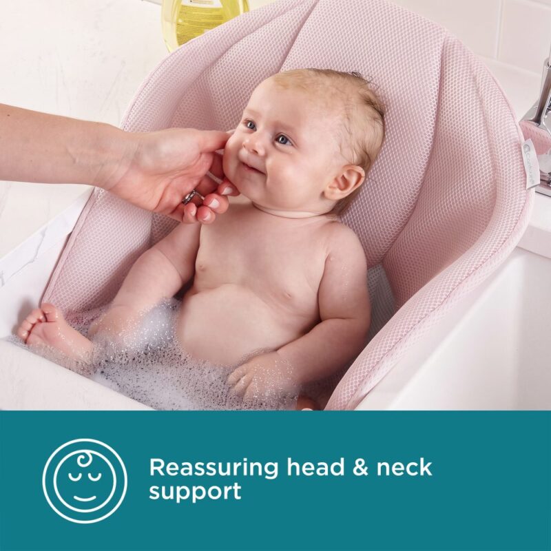 Contours Cozy Infant Sink Bather - Pink Image 2
