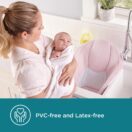 Contours Cozy Infant Sink Bather - Pink Image 3 Thumbnail