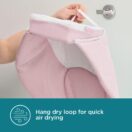 Contours Cozy Infant Sink Bather - Pink Image 6 Thumbnail