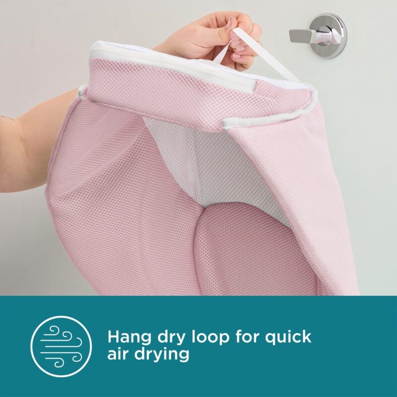 Contours Cozy Infant Sink Bather - Pink Image 6