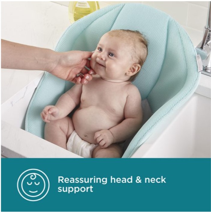 Head & neck support -baby bath tub
