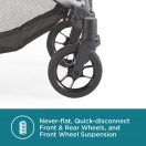 Contours Legacy® Single Stroller - Graphite Image 7 Thumbnail