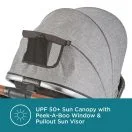 Contours Legacy® Single Stroller - Graphite Image 9 Thumbnail