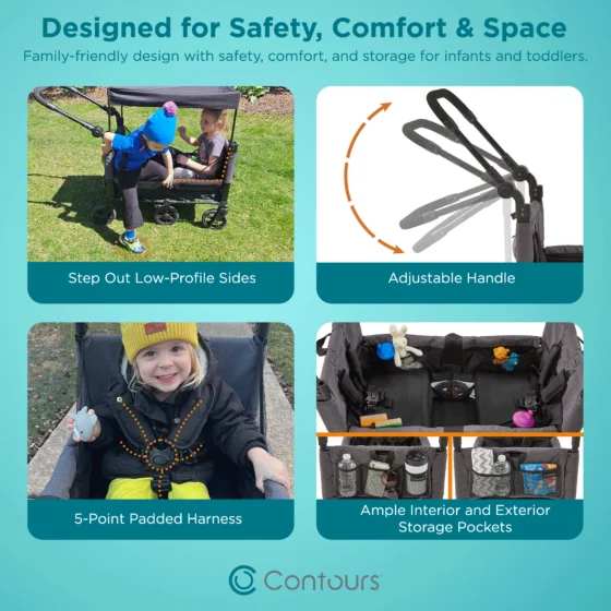 contours curve 双子ベビーカー Contours Curve 360 | Stroller Wagon | Wagon Stroller for Two