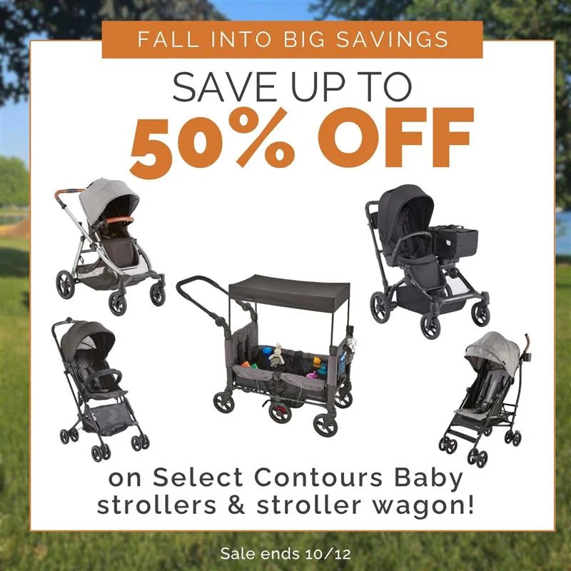 Fall sale - up to 50% off strollers and wagon